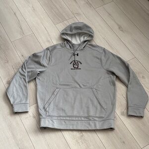 Under Armour Men's Heather Gray Northeastern Hooded Pullover